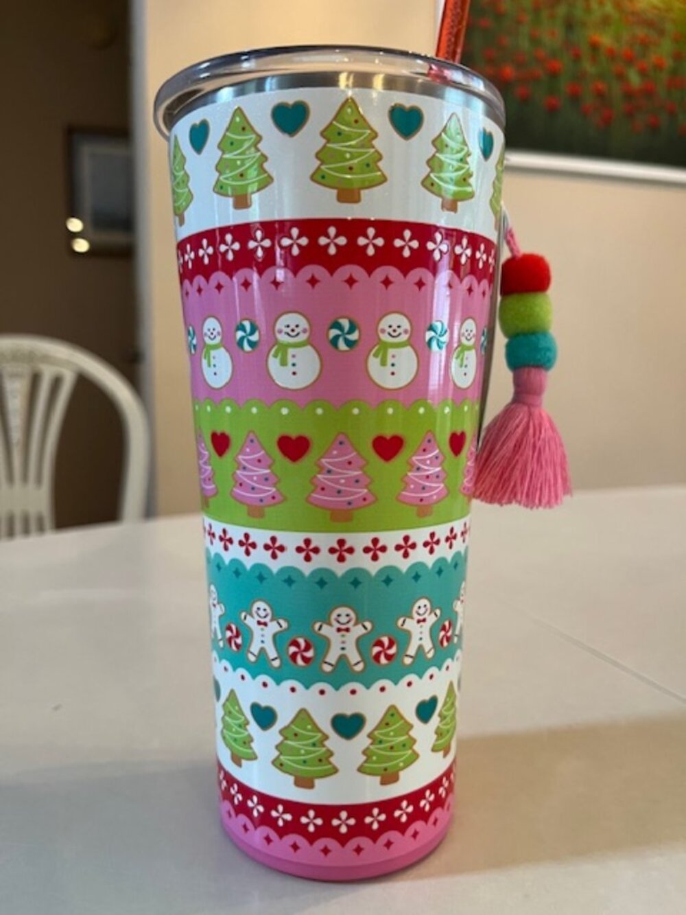 SWIG LIFE | Insulated Stainless Steel Tumbler 22 oz "Cookie Jar" design-NEW